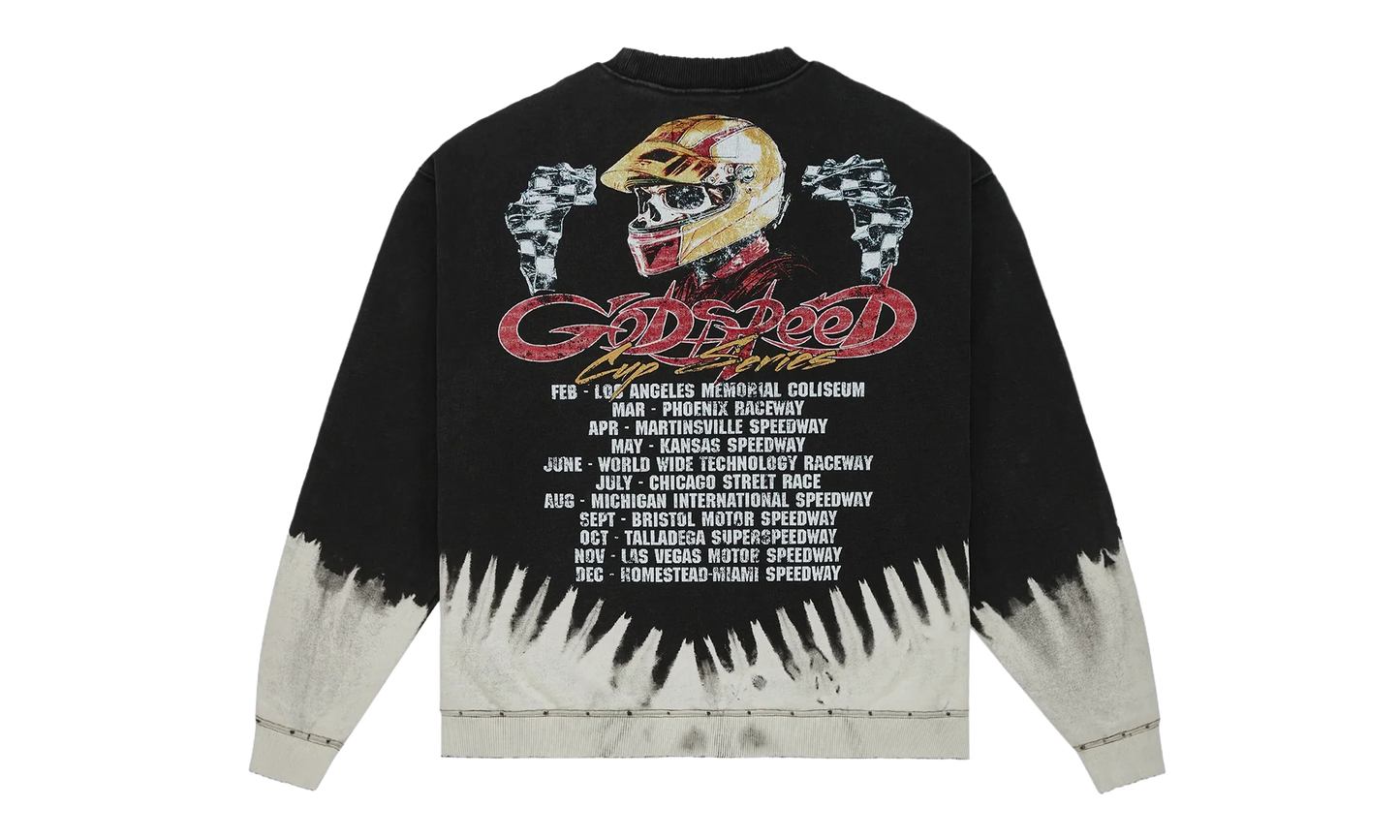 F.T.W Sweatshirt "Black Bleached Wash" 7BR06HDV