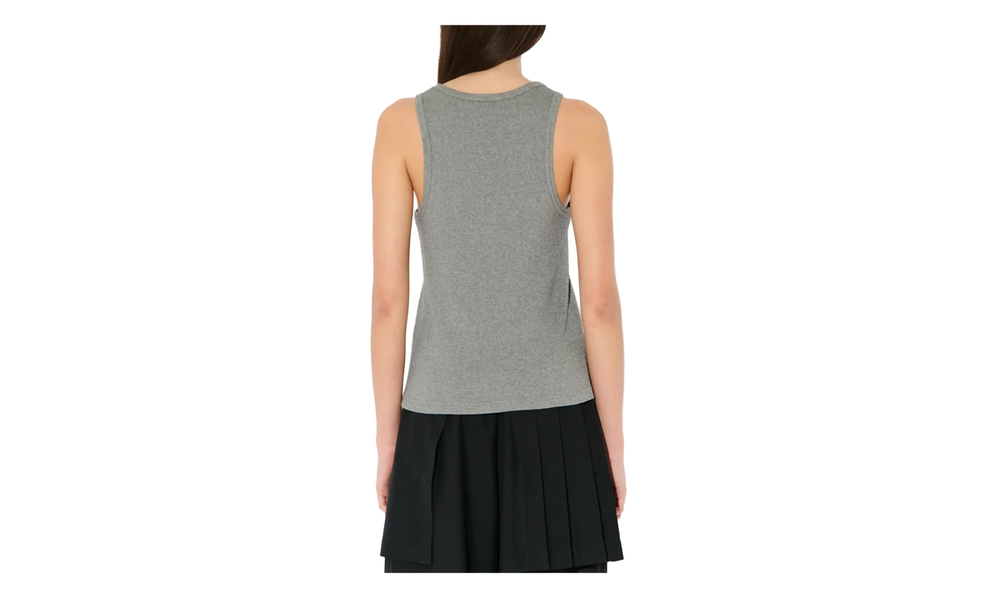 Knitted Logo Tank Top "Grey" 52080702