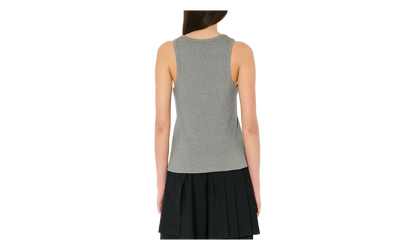 Knitted Logo Tank Top "Grey" 52080702
