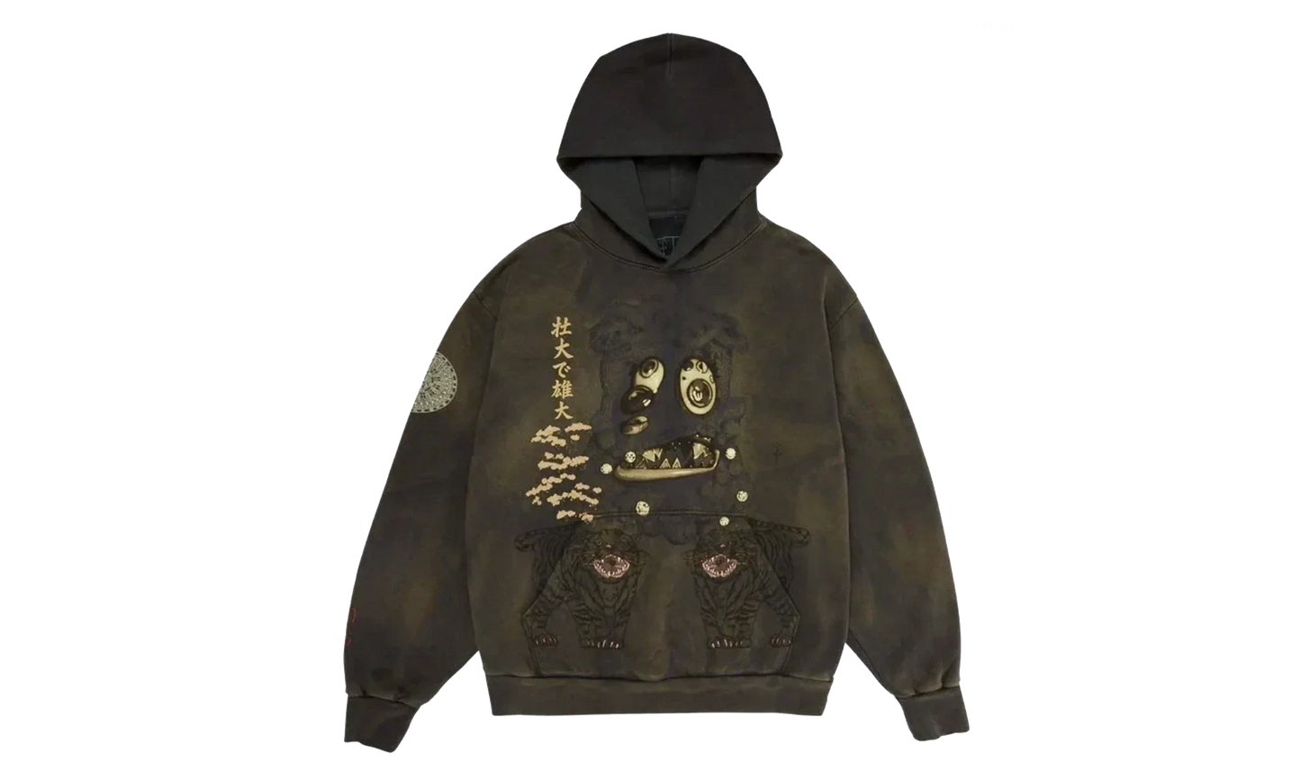 Travis Scott Cactus Jack x Takashi Murakami Hollow Hoodie "Brown" CPFM47