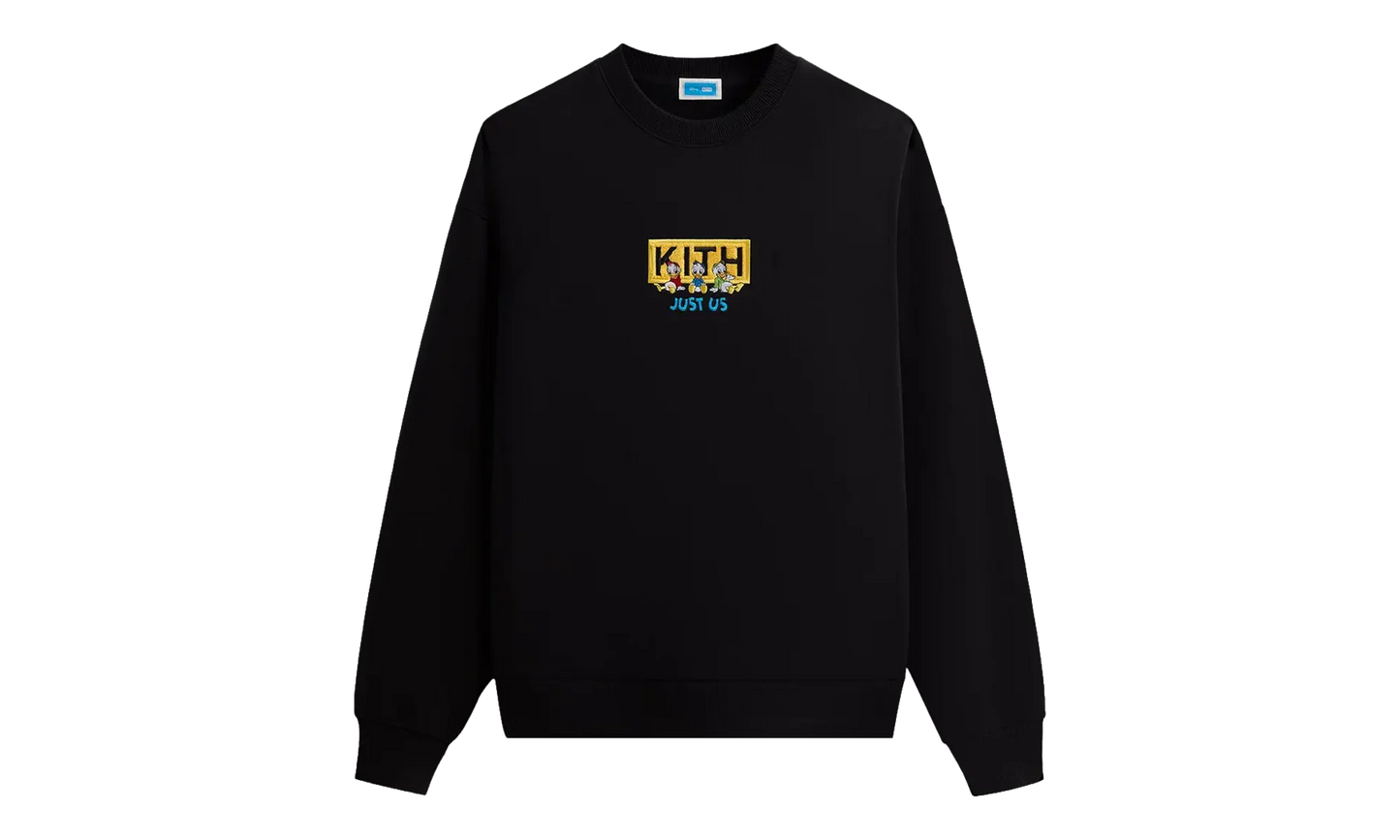 Donald Duck Triplets Vintage Nelson Crewneck "Disney - Black" khm033127 001