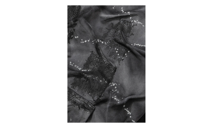 Gathered Thorn Window Hoodie "Black / Grey" CU6OFEQL