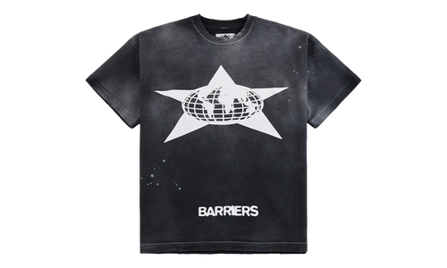 Distressed Star Tee "Vintage Black" BAR30