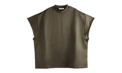 Satin Fleece 90's Muscle Tee "Brown" 192HO256882F
