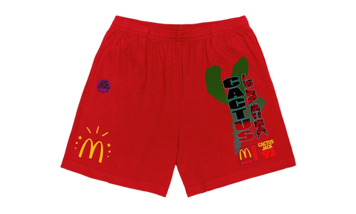 Travis Scott x McDonald's All American '92 Shorts "Red" TSUC41