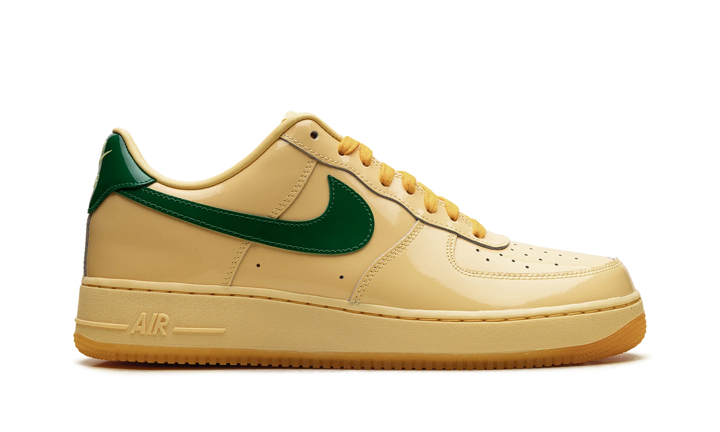Air Force 1 Low "Patent Leather Topaz Gold Pine Green" IO4489 700