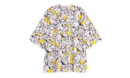 OVERSIZED PRINTED TEE "WHITE/MULTICOLOR" RM TS0026 J017 A23 01S1