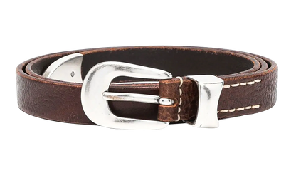 2CM Leather Belt "Brown" A2208BBR