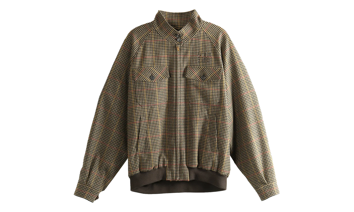 Houndstooth Check Blouson Jacket WMNS "Brown" ML1261 S OOO 181J F0040