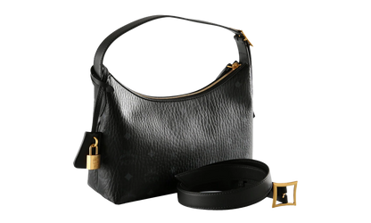 Small Aren Hobo in Visetos "Black" MWHESTA01BK001