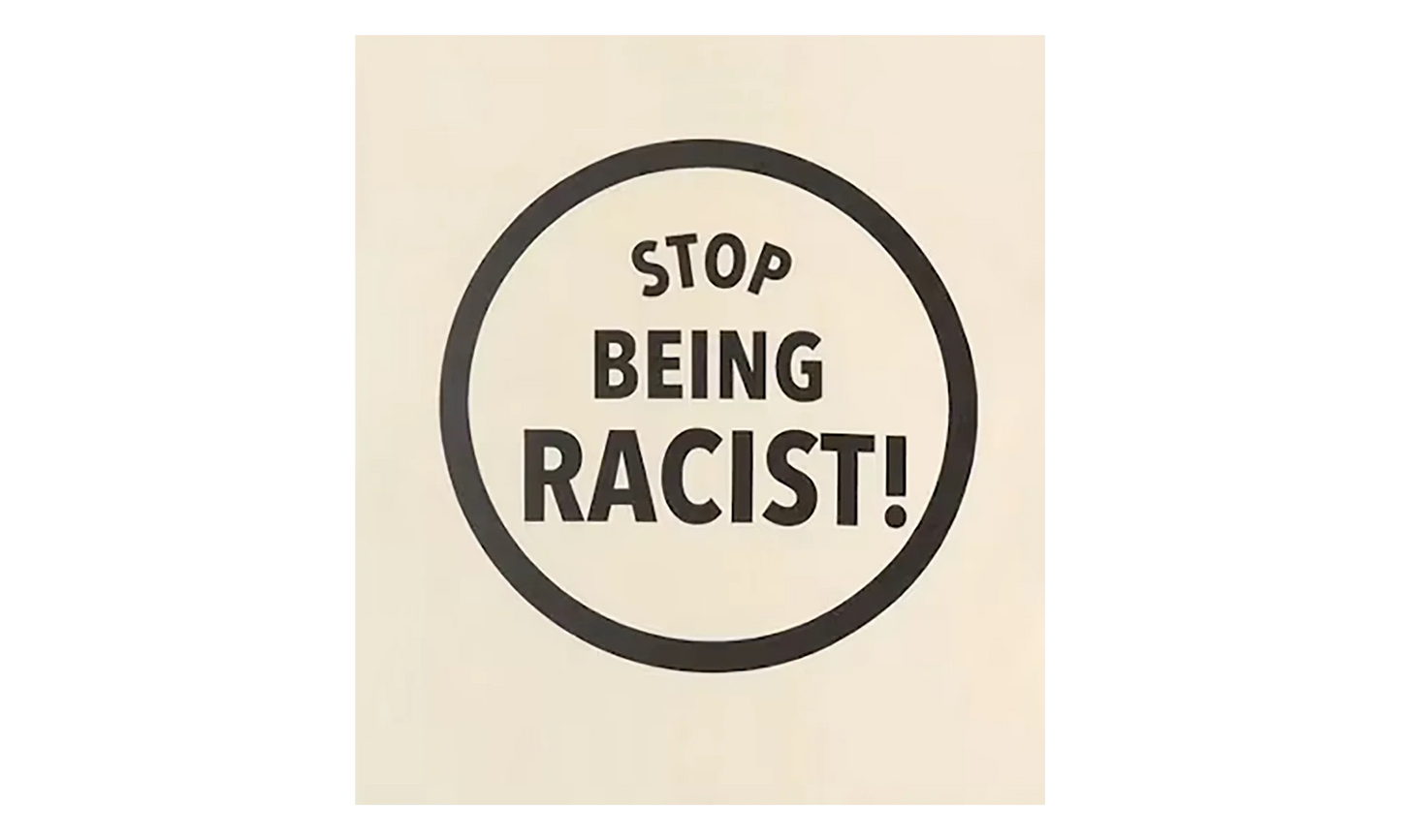 Stop Being Racist Tee "Cream" GD088