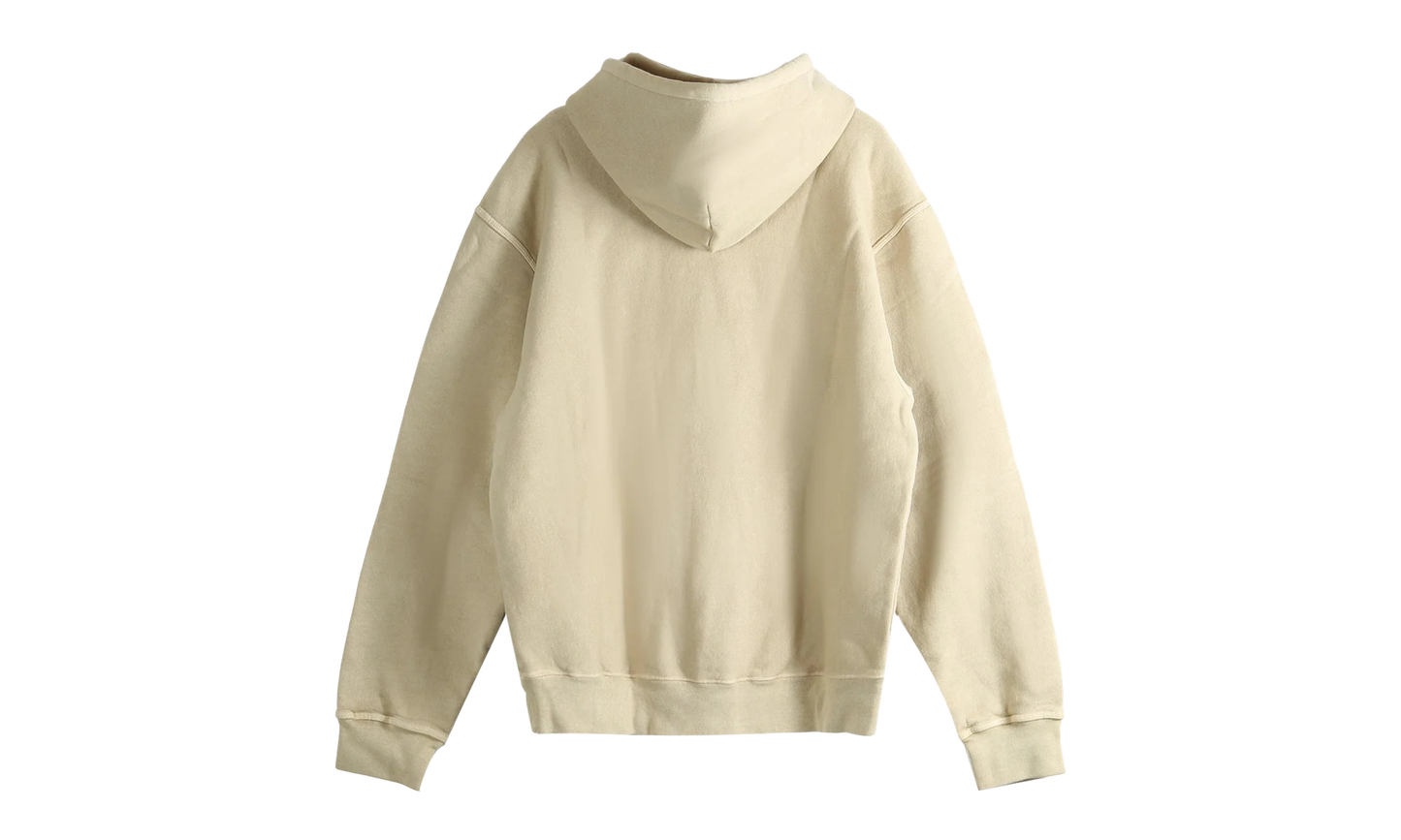 Smooth Stock Pig. Dyed Hoodie "KHAKI" 1925021 KHAK