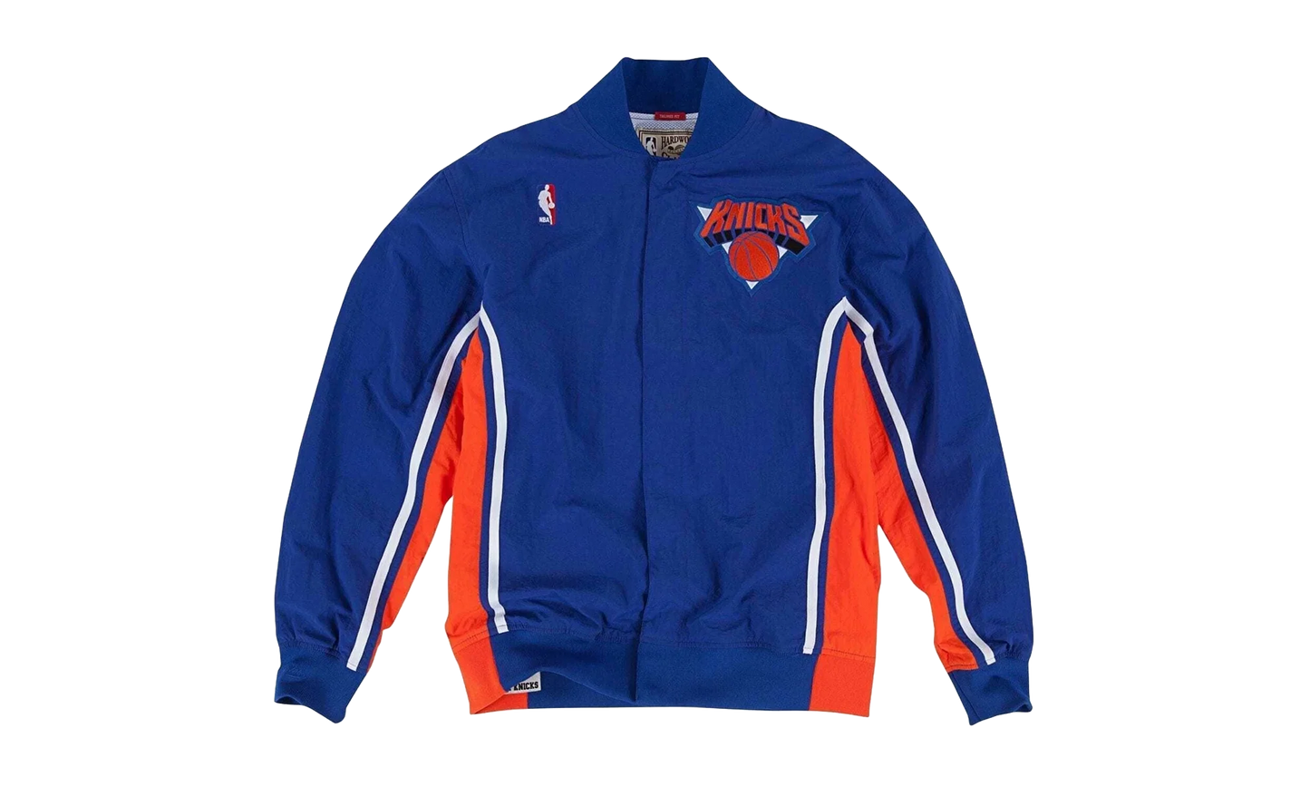 NBA Authentic Warm-Up Jacket "1992-93 New York Knicks - Blue / Orange" 6056S318D92NYK