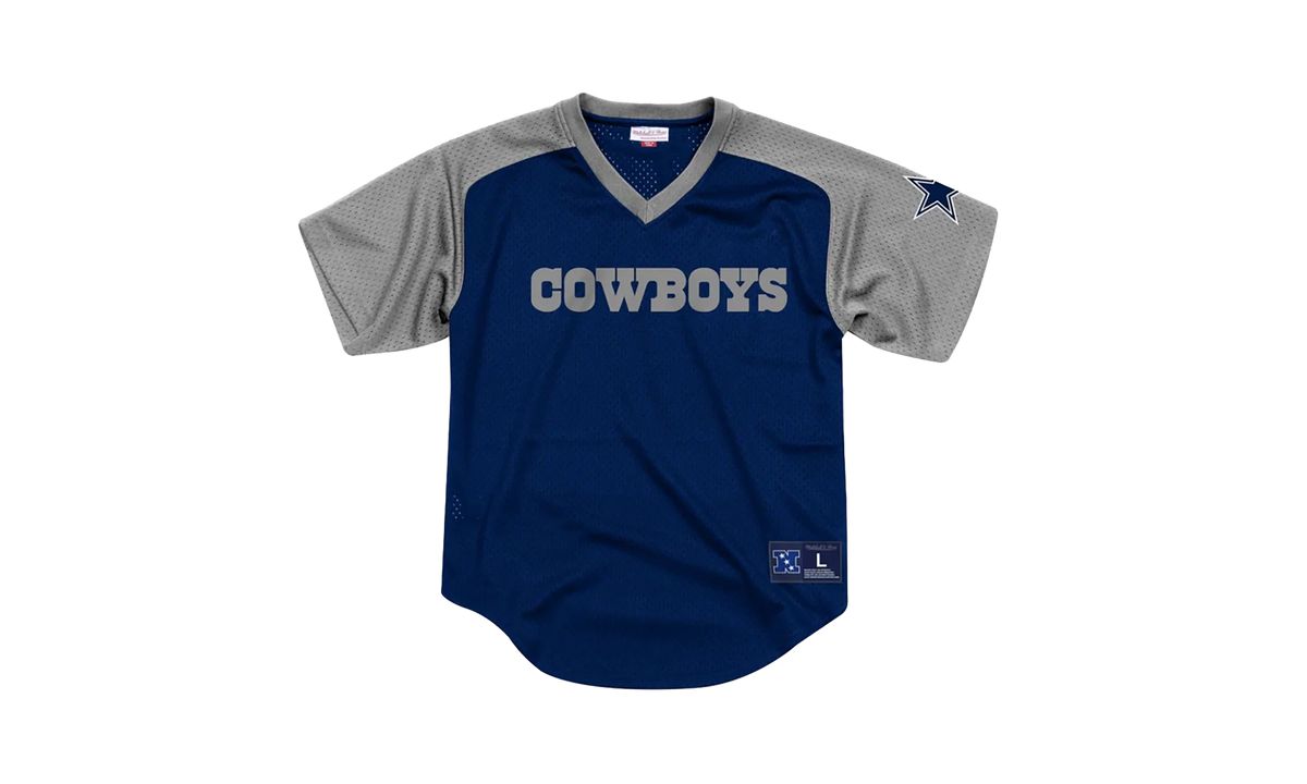 NFL Final Seconds Mesh V-Neck Shirt "Dallas Cowboys - Blue" FA87OP DCO A K9A