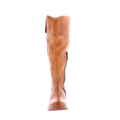 Bed Stu Jacqueline F311032 Womens Brown Leather Zipper Knee High Boots