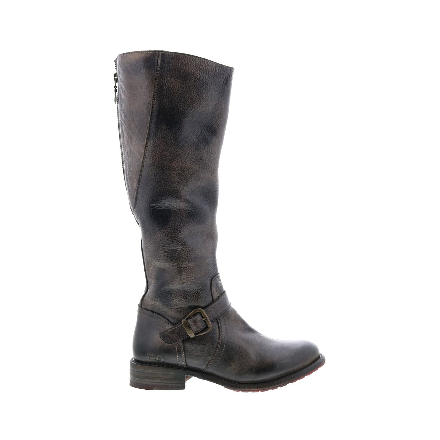 Bed Stu Glaye F315401 Womens Brown Leather Zipper Knee High Boots