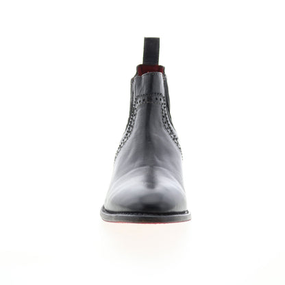 Bed Stu Ellice F328008 Womens Black Leather Slip On Chelsea Boots