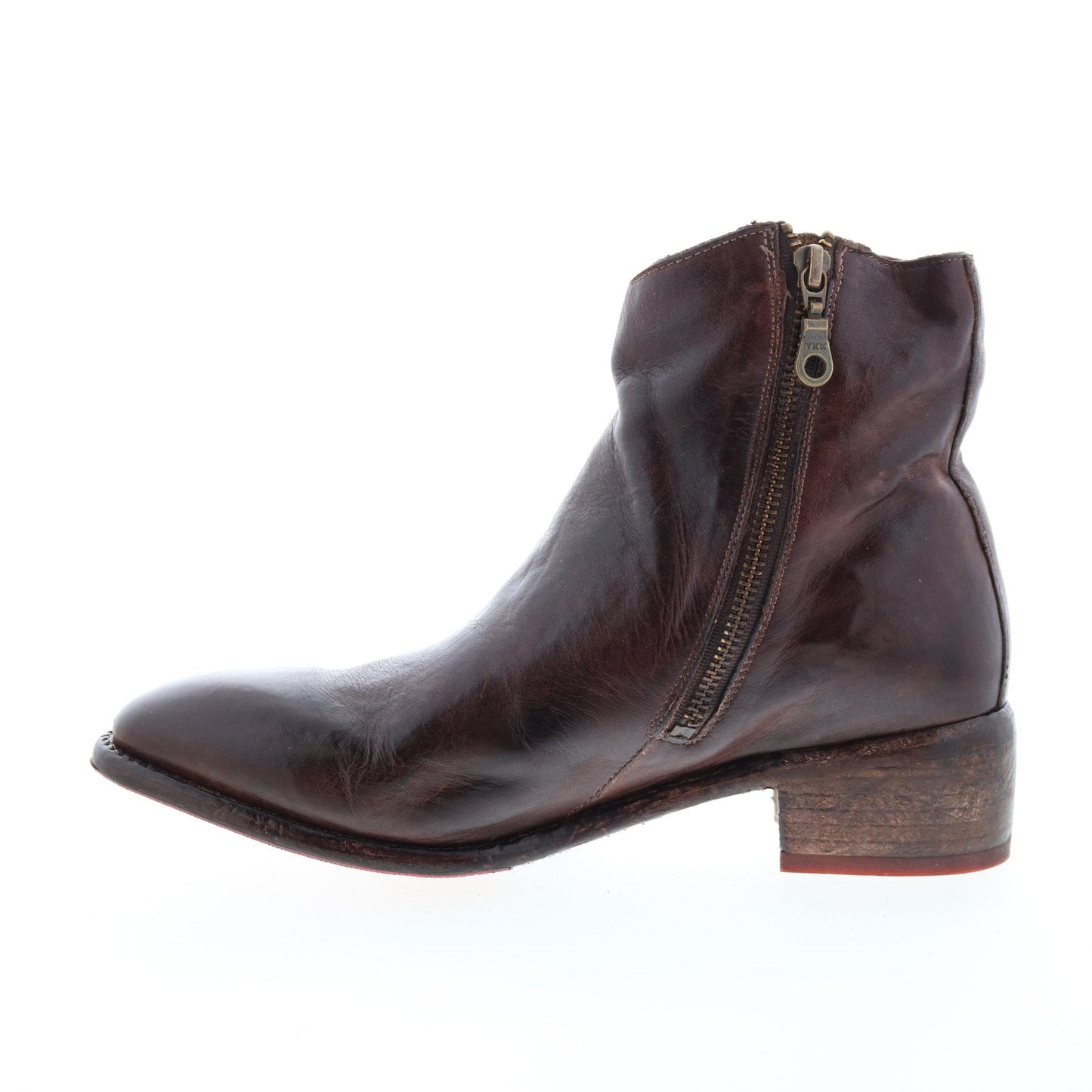 Bed Stu Aldina F328016 Womens Brown Leather Lace Up Ankle & Booties Boots