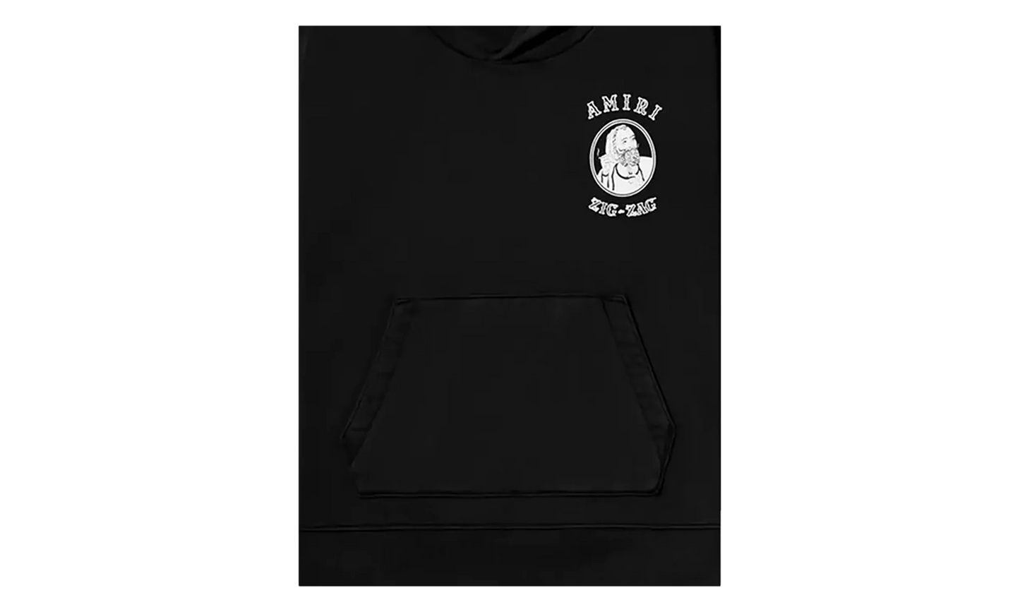 X ZIG ZAG HOODIE "Black" SS22MJL010