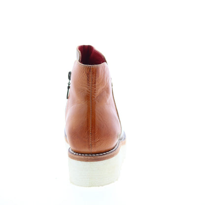 Bed Stu Lydyi F395501 Womens Brown Leather Zipper Casual Dress Boots