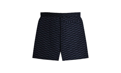 Flocked Monogram Mason Short "Nocturnal" KHM060533 413