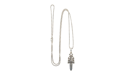 Ball Chain with Dagger Pendant "Silver" CHRM0747