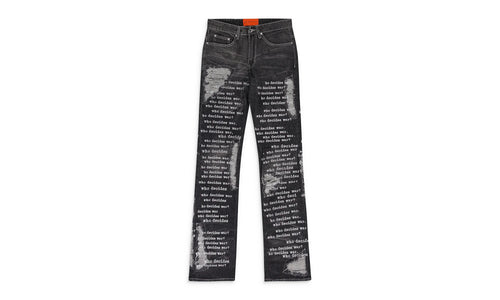 SCRIPTURE RELAXED FIT JEANS "Black" WDWMJNS 0004