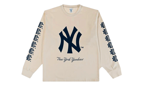 EE LONG SLEEVE T-SHIRT "YANKEES WORLD SERIES - Cream/ Navy" EE738
