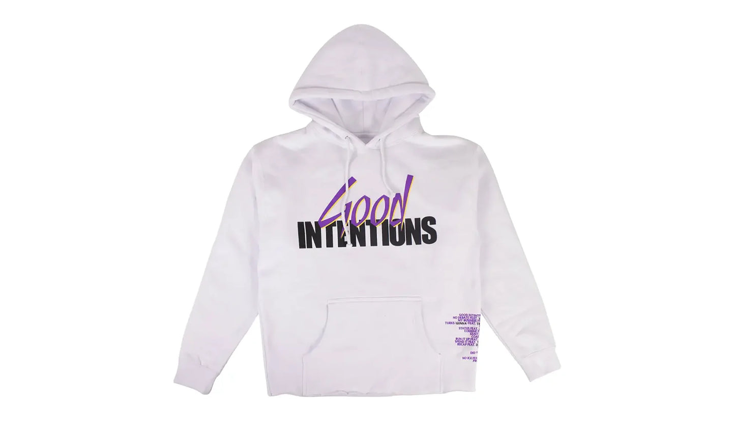 Nav Doves Hoodie "Good Intentions - White" B9OQAS1K