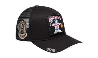 Interchangeable Patch Trucker Hat "Black" GS153
