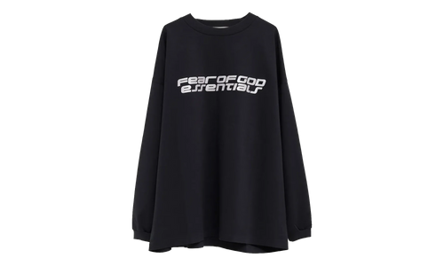 Ponte 90's Reflective Long Sleeve Tee "Vintage Black" 125HO254541F