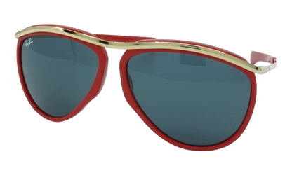 AVIATOR OLYMPIAN SUNGLASSES "POLISHED RED" RB2219-1243R5_59