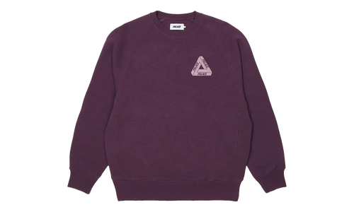 Tri-Ferg Slub Crewneck Sweatshirt "Purple" p0131