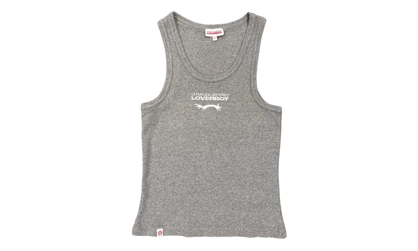 Knitted Logo Tank Top "Grey" 52080702