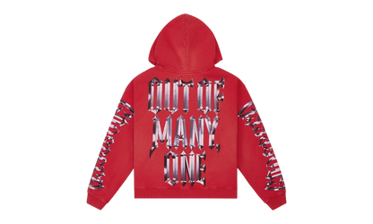Chrome Motto Hoodie "Red Wash" 9GQZJVR0