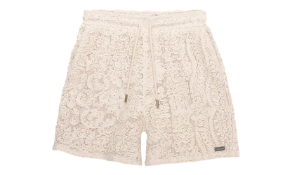 Mind Maze Crochet Shorts "Natural" HTG260127 NAT