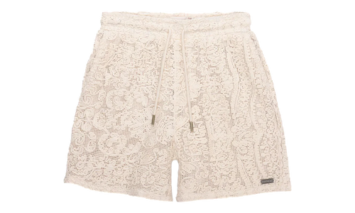 Mind Maze Crochet Shorts "Natural" HTG260127 NAT