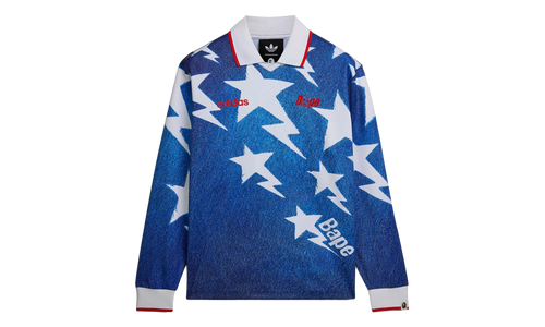 Adidas x BAPE LSL Star Jersey "Medium Blue Denim" KF4913