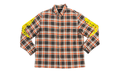 Flannel Jacket "Orange / Grey" CHRM0844