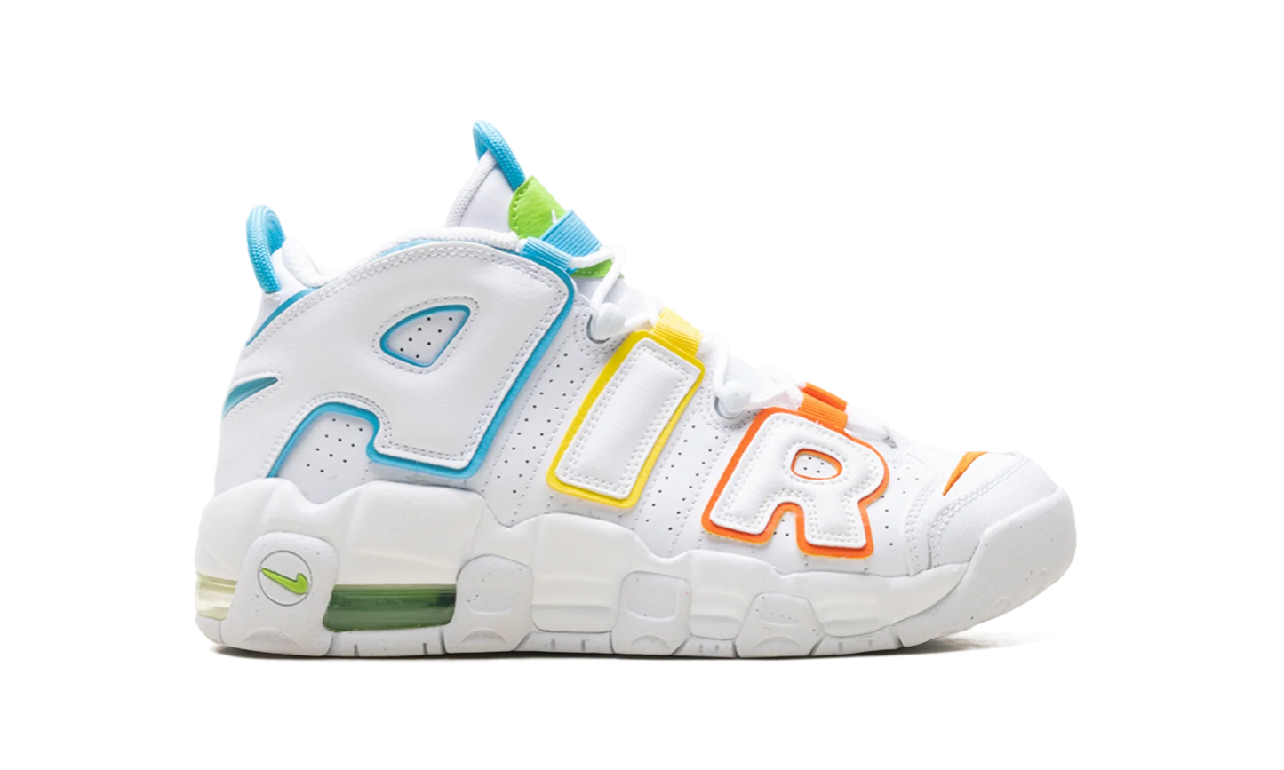 Air More Uptempo GS "White Multi-Color" FJ4624 100