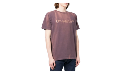 Laundry Logo Short Sleeve T-Shirt "Aubergine" OMAA027F22JER0203535
