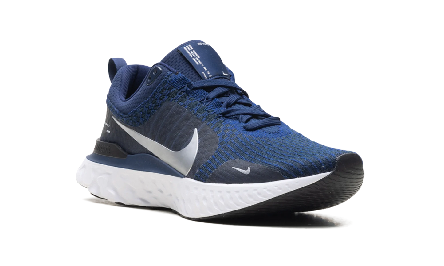 React Infinity Run Flyknit 3 "College Navy Metallic Silver" DZ3014 401