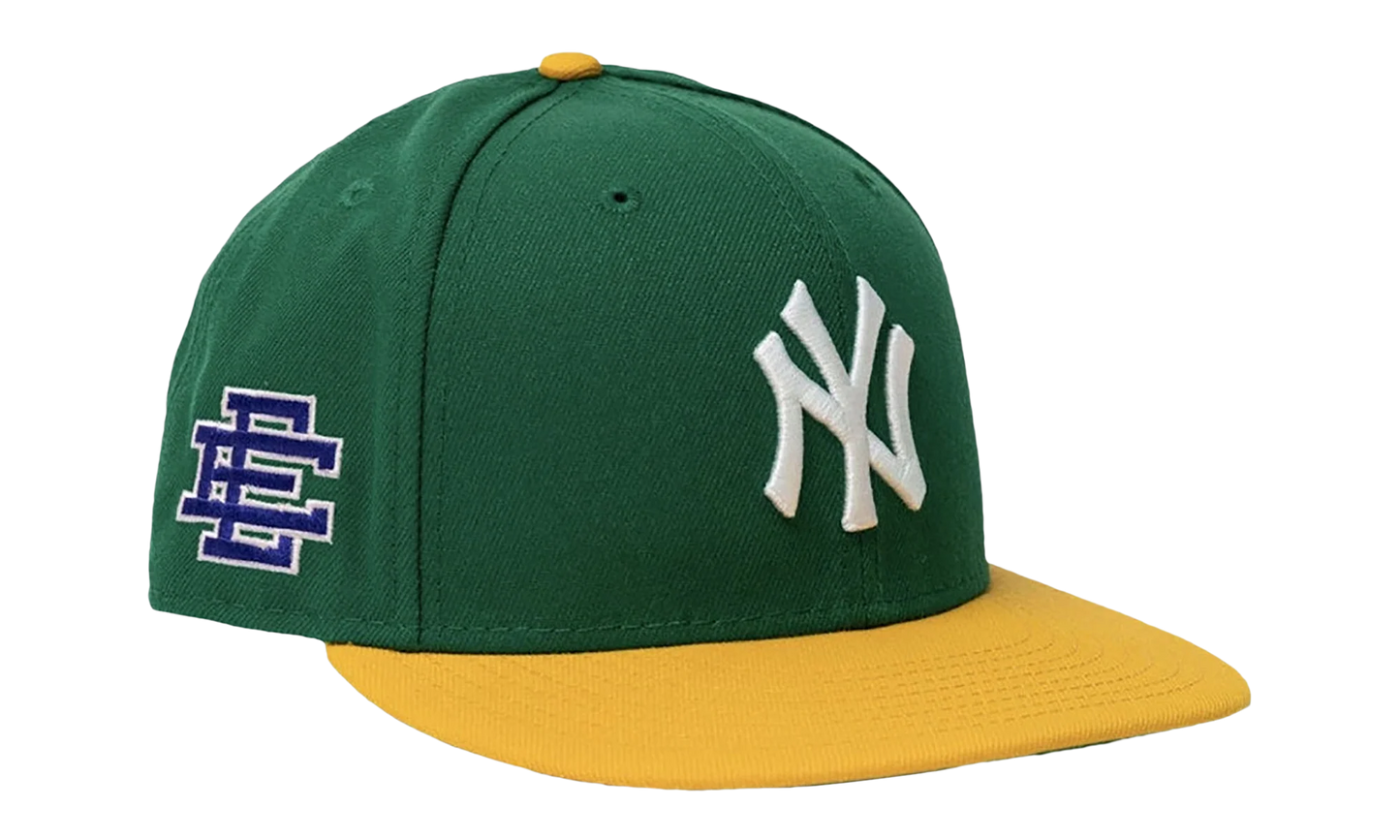 59FIFTY MLB FW21 NY YANKEES FITTED HAT "ERIC EMANUEL - Green/ Yellow" EE425