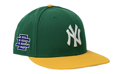 59FIFTY MLB FW21 NY YANKEES FITTED HAT "ERIC EMANUEL - Green/ Yellow" EE425