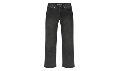 Embossed Denim Pants "Black" 10031655