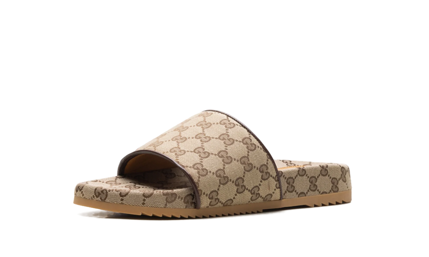 GG Slide "Beige Canvas" 624695 H6320 9763