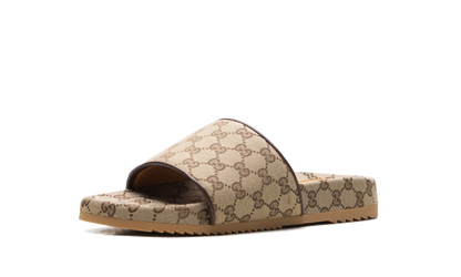 GG Slide "Beige Canvas" 624695 H6320 9763
