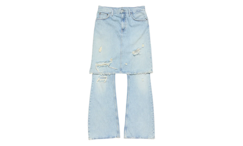 Skirt Layered Jeans "Light Blue" AK1008228