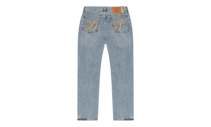 DT Metallic Gold Script 501 "Light Wash" DT397