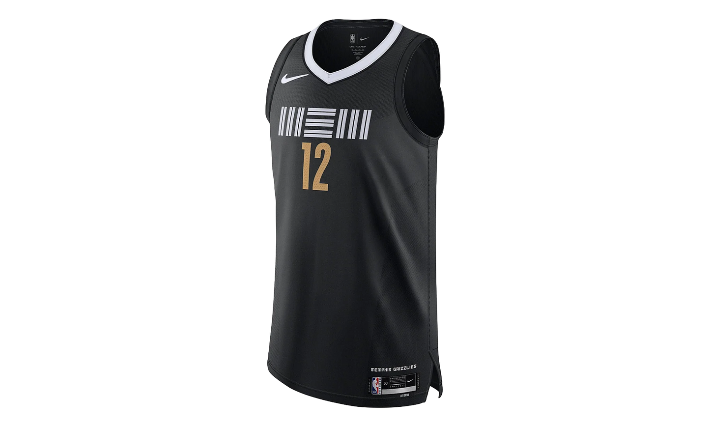 Ja Morant Memphis Grizzlies City Edition Jersey "Black" DX8507 011